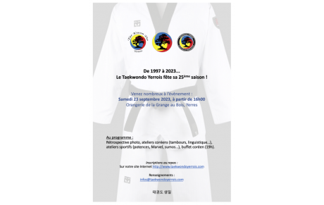 25 ans du Taekwondo Yerrois